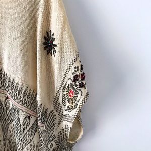 Free People oversized embroidered shirt